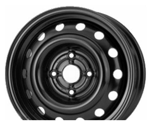 Wheel KFZ 6555 Chevrolet/Daewoo Black 14x5.5inches/4x114.3mm - picture, photo, image