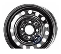 Wheel KFZ 6620 Black 14x5.5inches/4x114.3mm - picture, photo, image