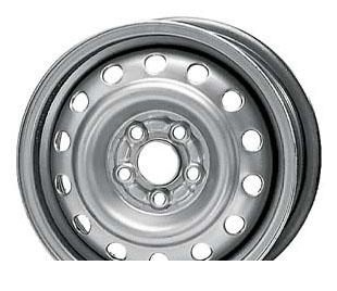 Wheel KFZ 6660 Silver 14x5.5inches/5x100mm - picture, photo, image