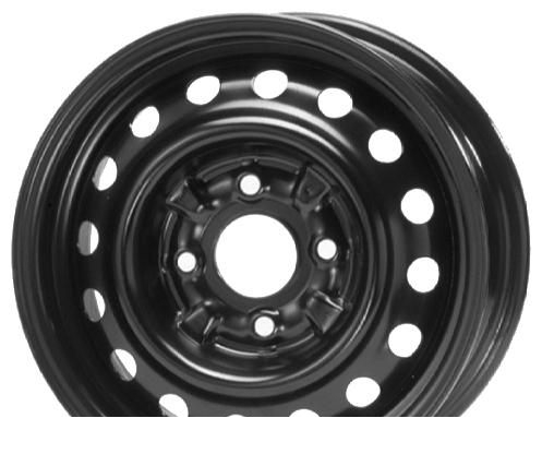 Wheel KFZ 6775 Black 15x5.5inches/4x100mm - picture, photo, image