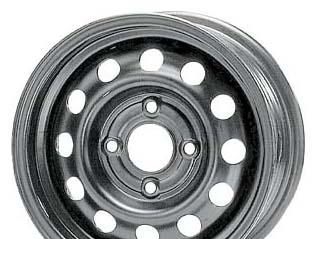 Wheel KFZ 6865 Black 14x6inches/4x108mm - picture, photo, image