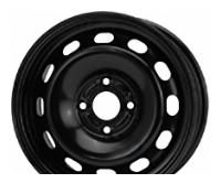 Wheel KFZ 7430 Black 15x6inches/4x108mm - picture, photo, image