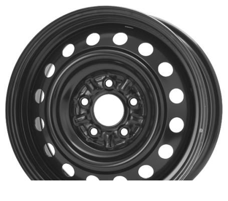 Wheel KFZ 7475 Black 15x5.5inches/5x114.3mm - picture, photo, image