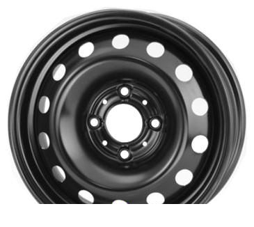 Wheel KFZ 7530 Black 15x5.5inches/4x100mm - picture, photo, image