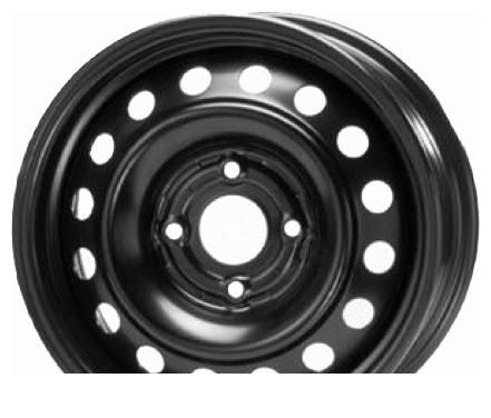 Wheel KFZ 7710 Black 15x6inches/5x105mm - picture, photo, image