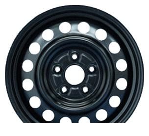 Wheel KFZ 7790 Black 16x6inches/5x114.3mm - picture, photo, image