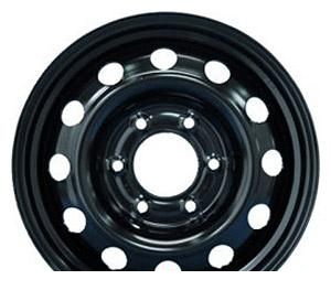Wheel KFZ 7925 Black 16x6.5inches/6x139.7mm - picture, photo, image