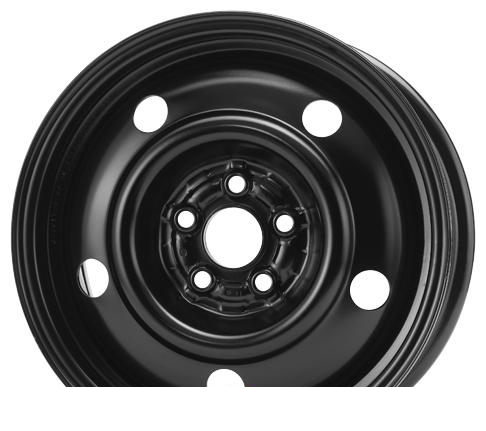 Wheel KFZ 8036 Black 15x6inches/5x100mm - picture, photo, image