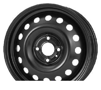 Wheel KFZ 8195 Black 15x5.5inches/4x114.3mm - picture, photo, image