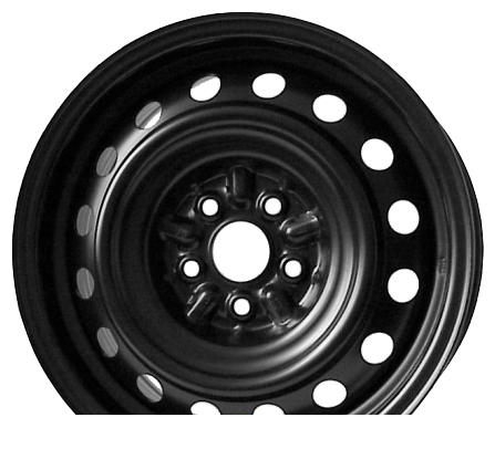 Wheel KFZ 8225 Black 16x6.5inches/5x114.3mm - picture, photo, image