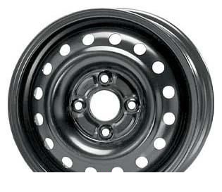 Wheel KFZ 8350 Black 15x5.5inches/4x114.3mm - picture, photo, image
