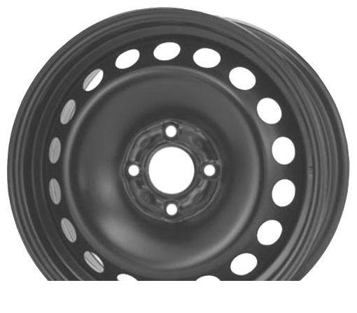 Wheel KFZ 8685 Black 15x6inches/5x112mm - picture, photo, image