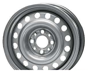 Wheel KFZ 8730 Saab Silver 15x6inches/4x108mm - picture, photo, image