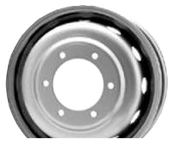 Wheel KFZ 8733 Silver 16x5.5inches/6x200mm - picture, photo, image