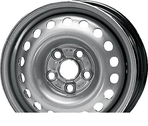 Wheel KFZ 8845 Volkswagen Silver 15x6inches/5x112mm - picture, photo, image