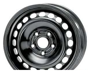Wheel KFZ 8860 Black 15x6inches/5x112mm - picture, photo, image
