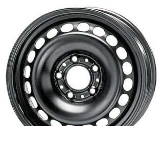 Wheel KFZ 8885 Black 15x6inches/5x120mm - picture, photo, image