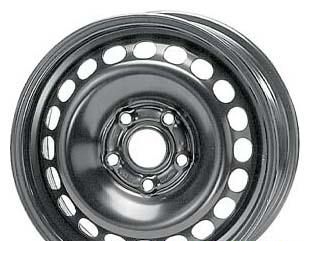 Wheel KFZ 8955 Black 15x6inches/5x112mm - picture, photo, image