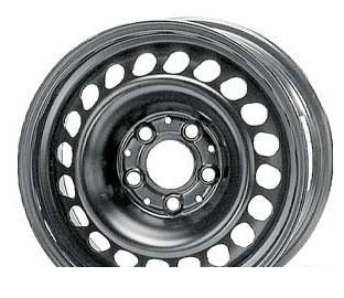 Wheel KFZ 9005 Black 15x6.5inches/5x112mm - picture, photo, image