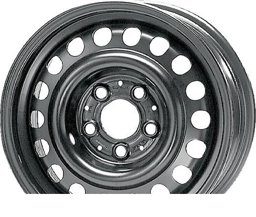 Wheel KFZ 9010 Mercedes Benz Black 15x6.5inches/5x112mm - picture, photo, image