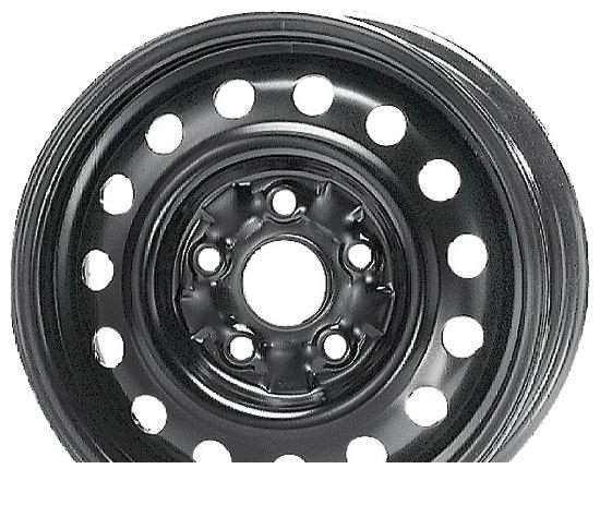 Wheel KFZ 9305 Black 16x6.5inches/5x108mm - picture, photo, image