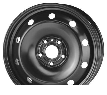 Wheel KFZ 9435 Black 16x6.5inches/5x108mm - picture, photo, image