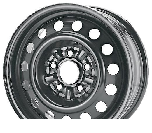 Wheel KFZ 9520 Black 15x6inches/5x114.3mm - picture, photo, image