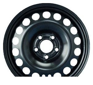 Wheel KFZ 9623 Black 16x6.5inches/5x120mm - picture, photo, image