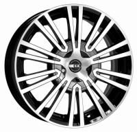 KiK Adamas Diamond Black Wheels - 13x5.5inches/4x100mm