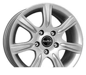 Wheel KiK Alatau Black Platinum 13x5.5inches/4x100mm - picture, photo, image