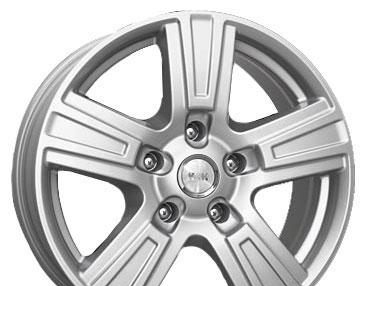 Wheel KiK Alykel Black Platinum 17x8inches/5x130mm - picture, photo, image