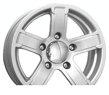 Wheel KiK Angara Black Platinum 15x6.5inches/5x139.7mm - picture, photo, image