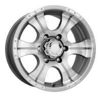 KiK Bajkonur Black Platinum Wheels - 17x7.5inches/5x114.3mm