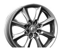 Wheel KiK Borus Black Platinum 15x6inches/4x100mm - picture, photo, image