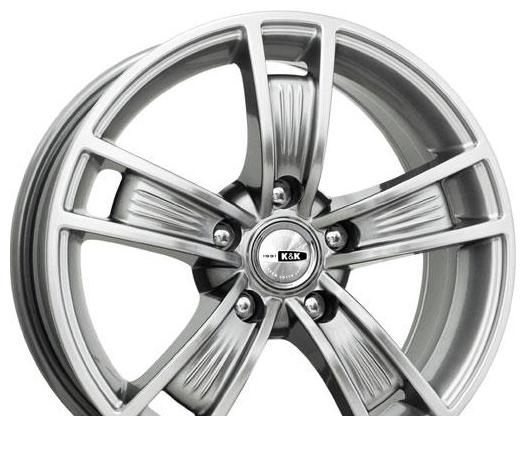 Wheel KiK Dikson Black Platinum 15x6.5inches/5x100mm - picture, photo, image