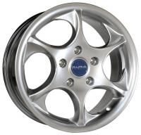 KiK Drakon Silver Wheels - 14x6inches/4x108mm