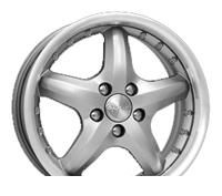 Wheel KiK Ermak Black Platinum 15x6.5inches/4x108mm - picture, photo, image