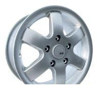 Wheel KiK Favorit Silver 15x6.5inches/5x100mm - picture, photo, image