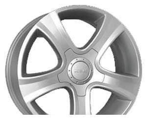 Wheel KiK Gavana Black Platinum 15x6.5inches/5x112mm - picture, photo, image