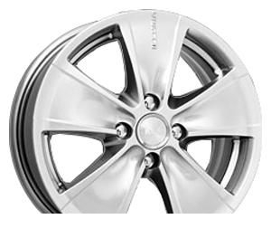 Wheel KiK Illyuzio Black Platinum 17x6.5inches/5x108mm - picture, photo, image