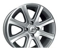 Wheel KiK JEdem Black Platinum 15x7inches/5x114.3mm - picture, photo, image