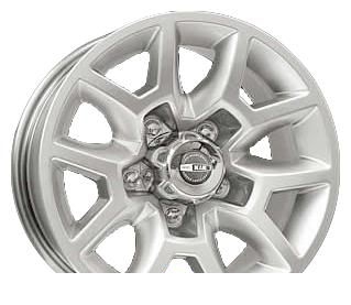 Wheel KiK Kalahari Black Platinum 16x7.5inches/5x139.7mm - picture, photo, image