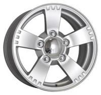 KiK Kamelot Black Platinum Wheels - 16x7inches/5x139.7mm