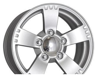 Wheel KiK Kamelot Silver 16x7inches/5x139.7mm - picture, photo, image