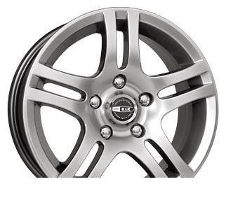 Wheel KiK Kankan Diamond Black 15x6.5inches/5x114.3mm - picture, photo, image