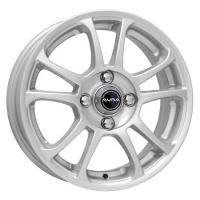 KiK Kaskad Silver Wheels - 14x5.5inches/4x100mm