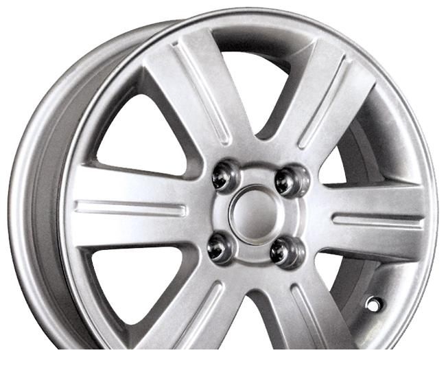 Wheel KiK KC306 (Toyota) Silver 14x5.5inches/4x114.3mm - picture, photo, image