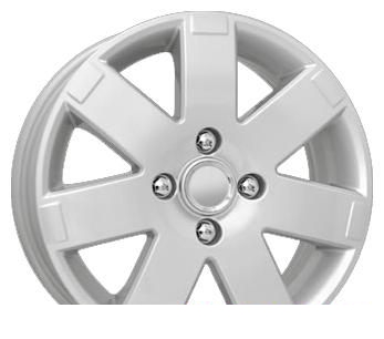 Wheel KiK KC415 (Ford) Silver 15x6inches/4x108mm - picture, photo, image