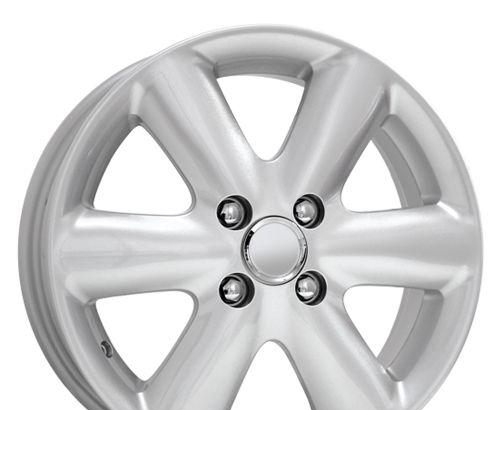 Wheel KiK KC427 (Nissan) Silver 15x5.5inches/4x100mm - picture, photo, image