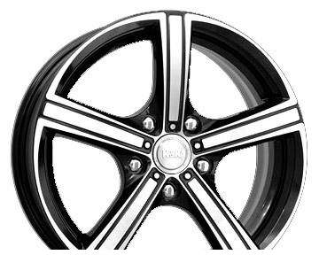 Wheel KiK KC486 Diamond Black 16x6.5inches/5x108mm - picture, photo, image